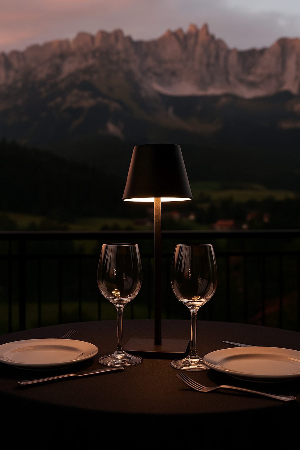 Moderne LED Touch-Tischlampe, dimmbar