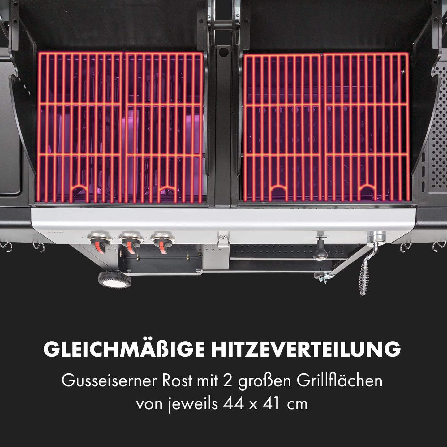Hot & Hot Gasgrill 8,5kW schwarz