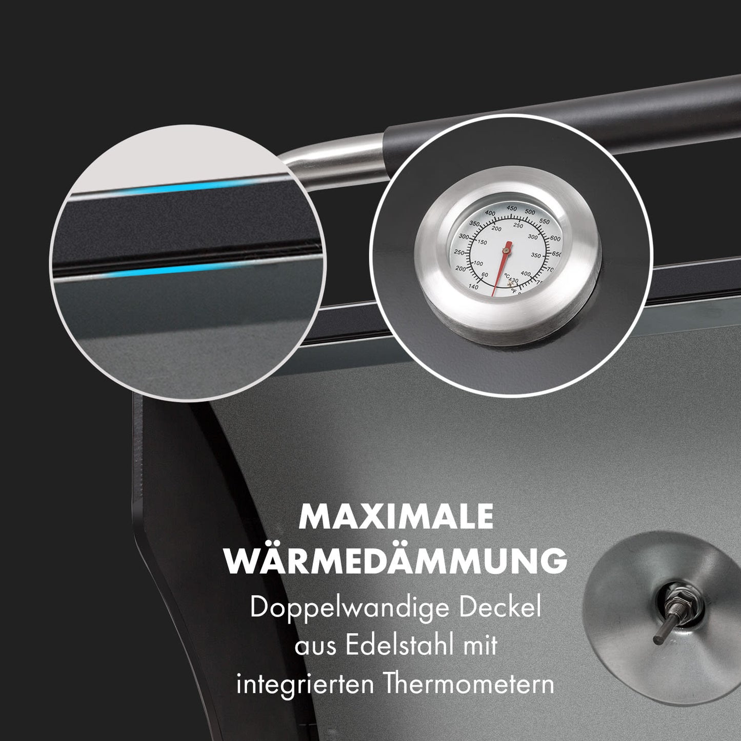 Hot & Hot Gasgrill 8,5kW schwarz