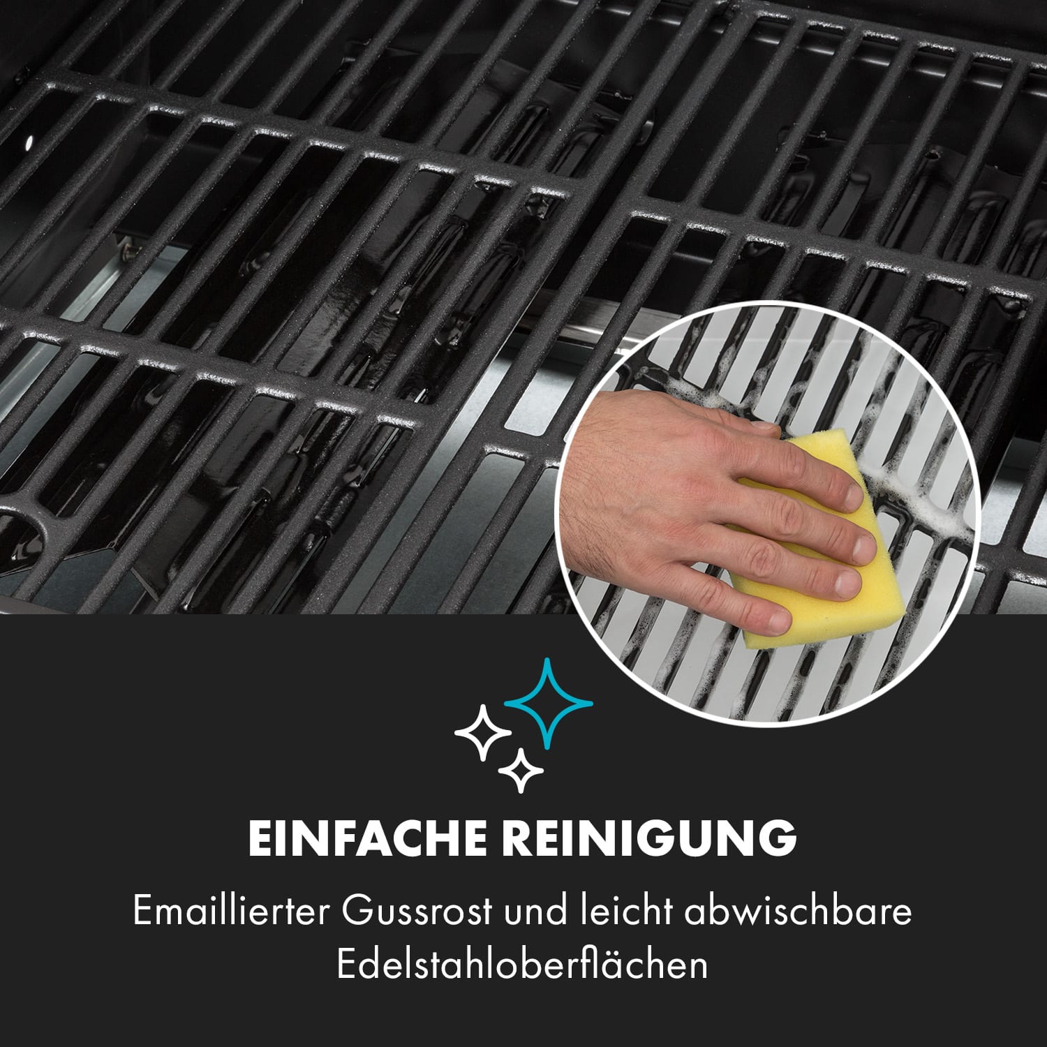 Hot & Hot Gasgrill 8,5kW schwarz