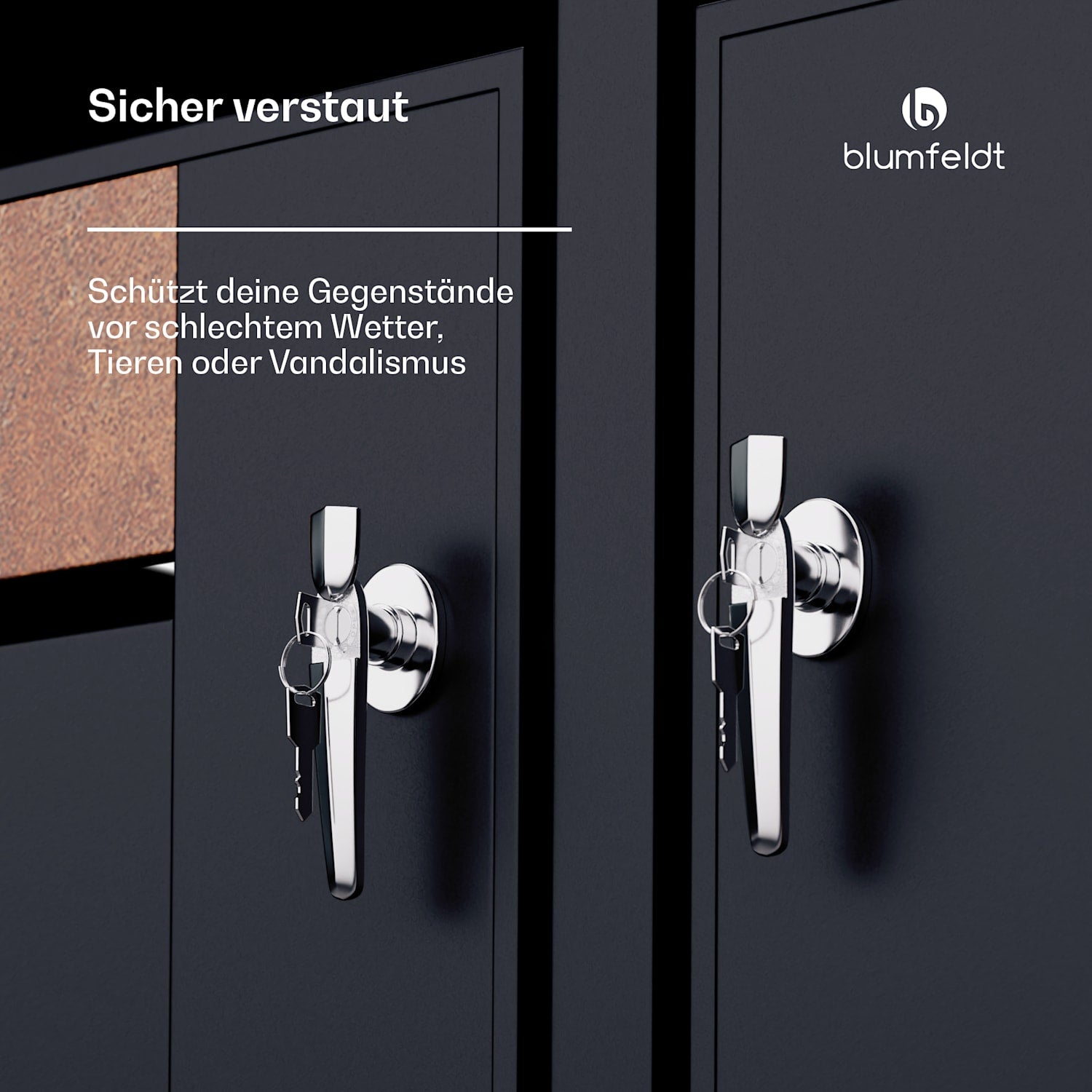 BinSafe Mülltonnenbox 2 Tonnen