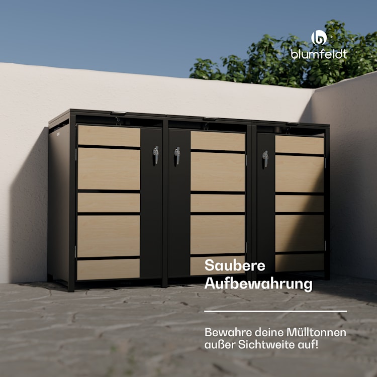 BinSafe Mülltonnenbox 3 Tonnen