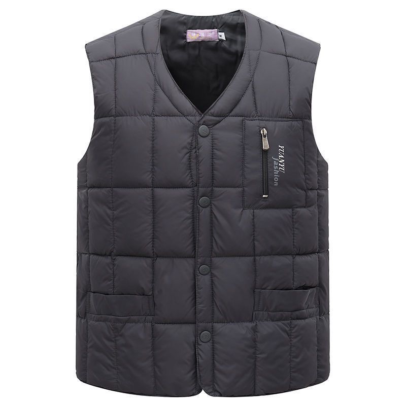Men's duck down vest Warm for autumn and winter 