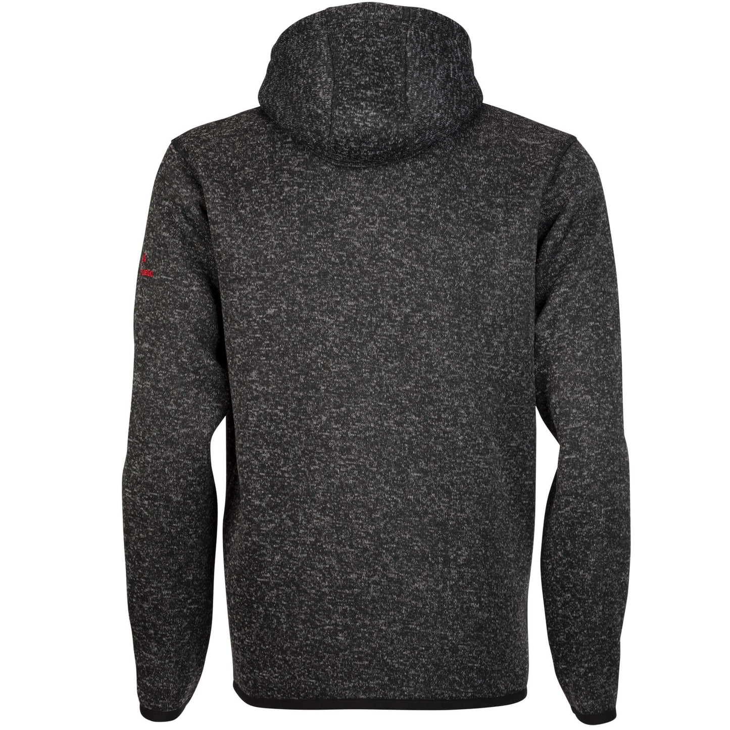 Herren Strickfleece Jacke "Michi" mit Teddy-Futter, Anthrazit