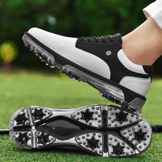 Leather Men's Golf Shoe Non-slip and wear-resistant
