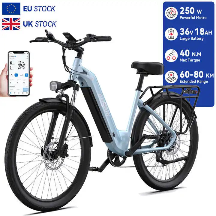 27,5 Zoll 250W 36V 18,2AH City Elektrofahrrad unter 500€