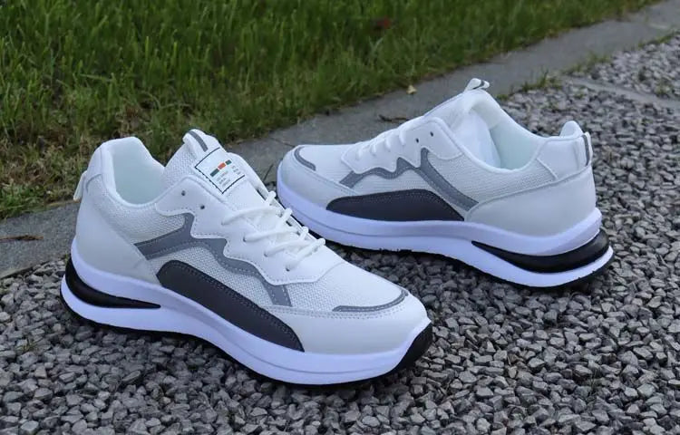 Herren Outdoor Running Tennisschuhe Warme Schnür-Sneakers mit rutschfester Sohle