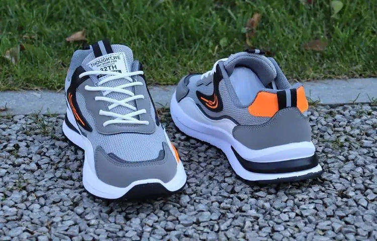 Herren Outdoor Running Tennisschuhe Warme Schnür-Sneakers mit rutschfester Sohle