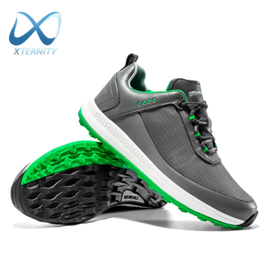 Herren Golfschuhe, professionelle, rutschfest Golf-Sneakers ohne Spikes, wasserdicht