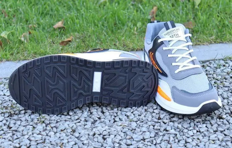 Herren Outdoor Running Tennisschuhe Warme Schnür-Sneakers mit rutschfester Sohle