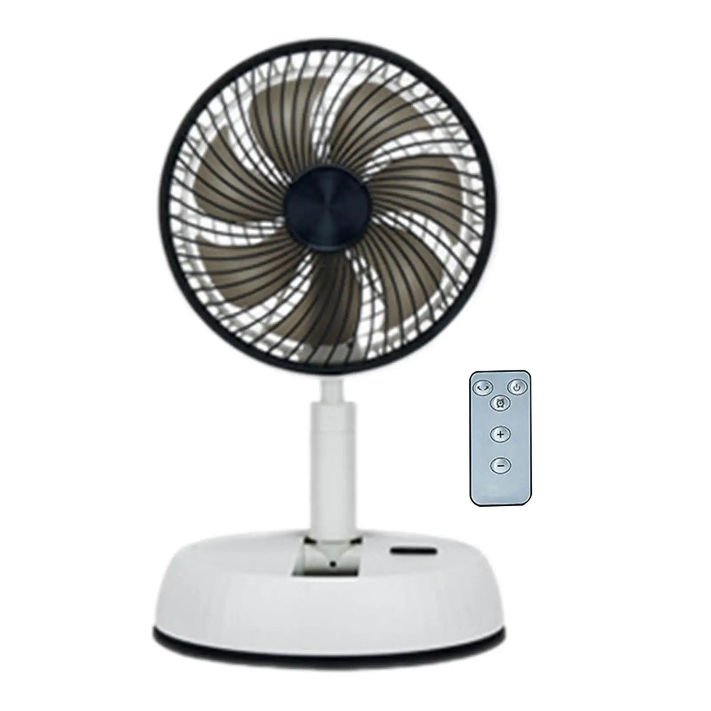 Schreibtisch- und Tischventilator, leiser, faltbarer Ventilator mit Fernbedienung