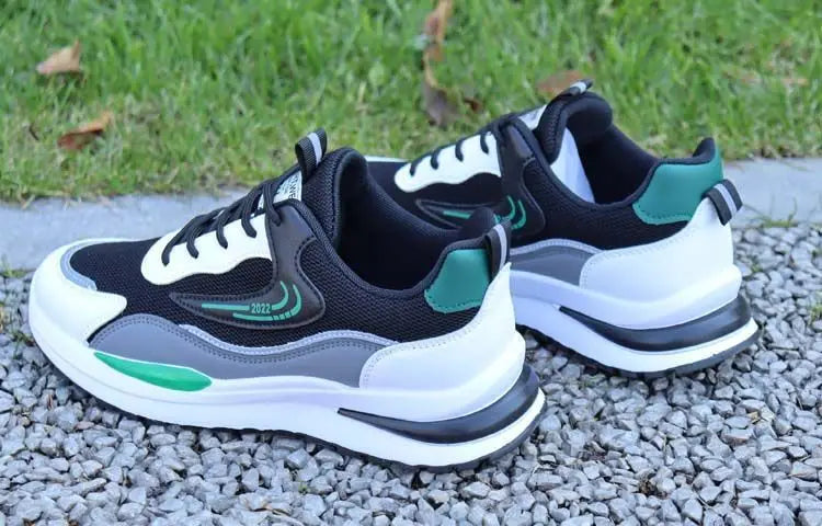 Herren Outdoor Running Tennisschuhe Warme Schnür-Sneakers mit rutschfester Sohle