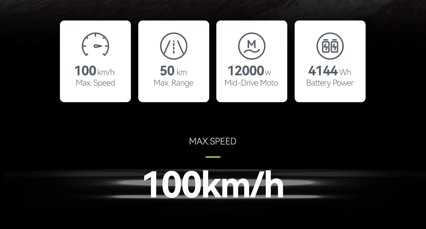 Elektroroller für Erwachsene mit 100 km/h und herausnehmbarer Lithiumbatterie