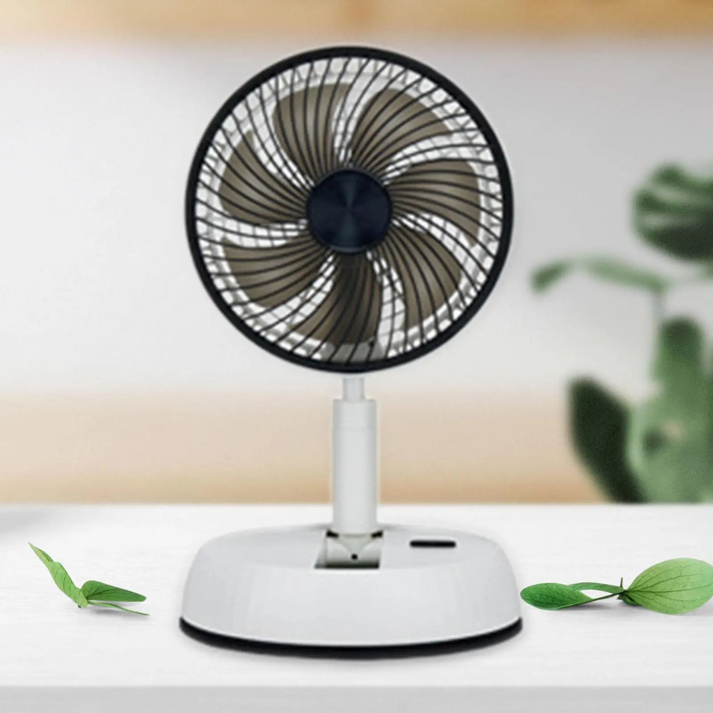 Schreibtisch- und Tischventilator, leiser, faltbarer Ventilator mit Fernbedienung