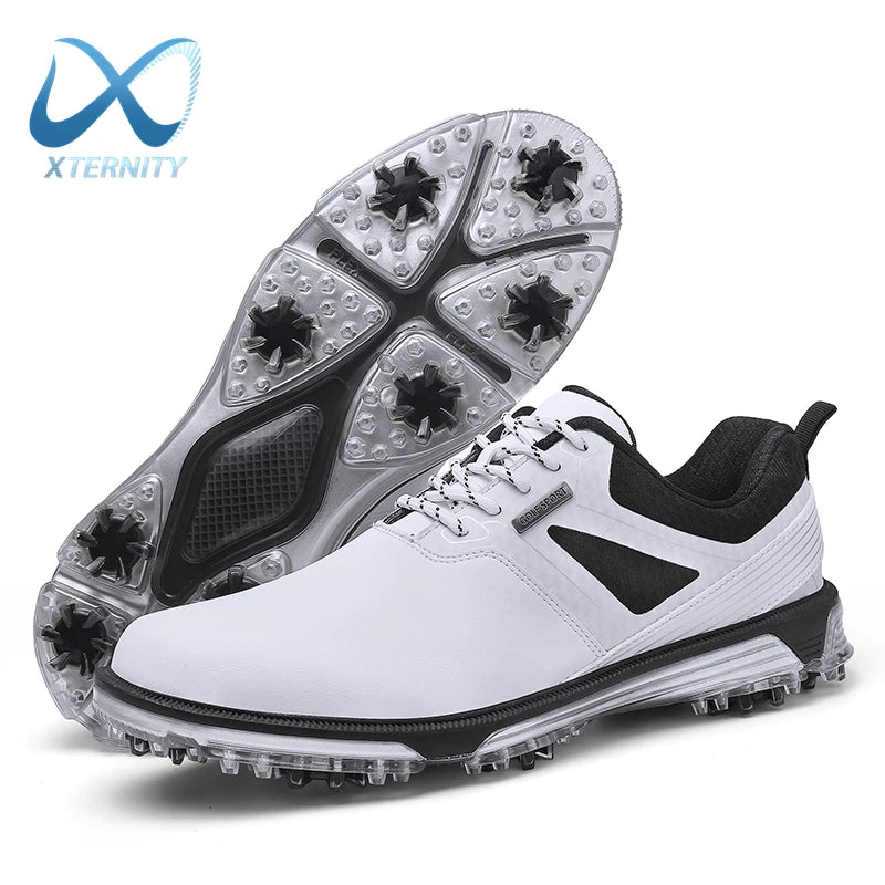 Klassische Freizeit-Golfschuhe für Herren, professionell. wasserdicht und bequem