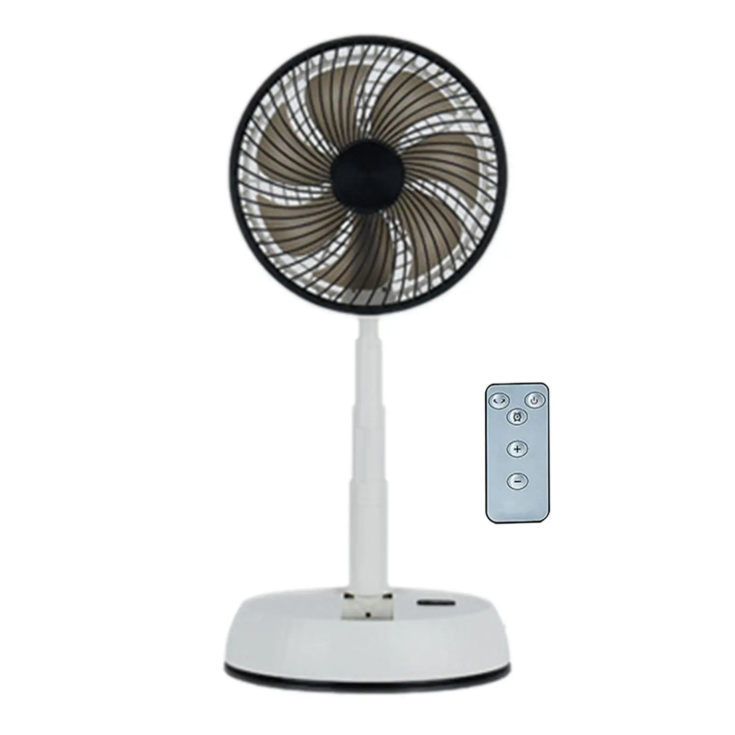 Schreibtisch- und Tischventilator, leiser, faltbarer Ventilator mit Fernbedienung