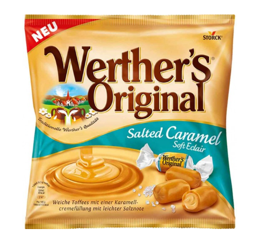 Werthers Original Salted Caramel Soft Eclair 180g