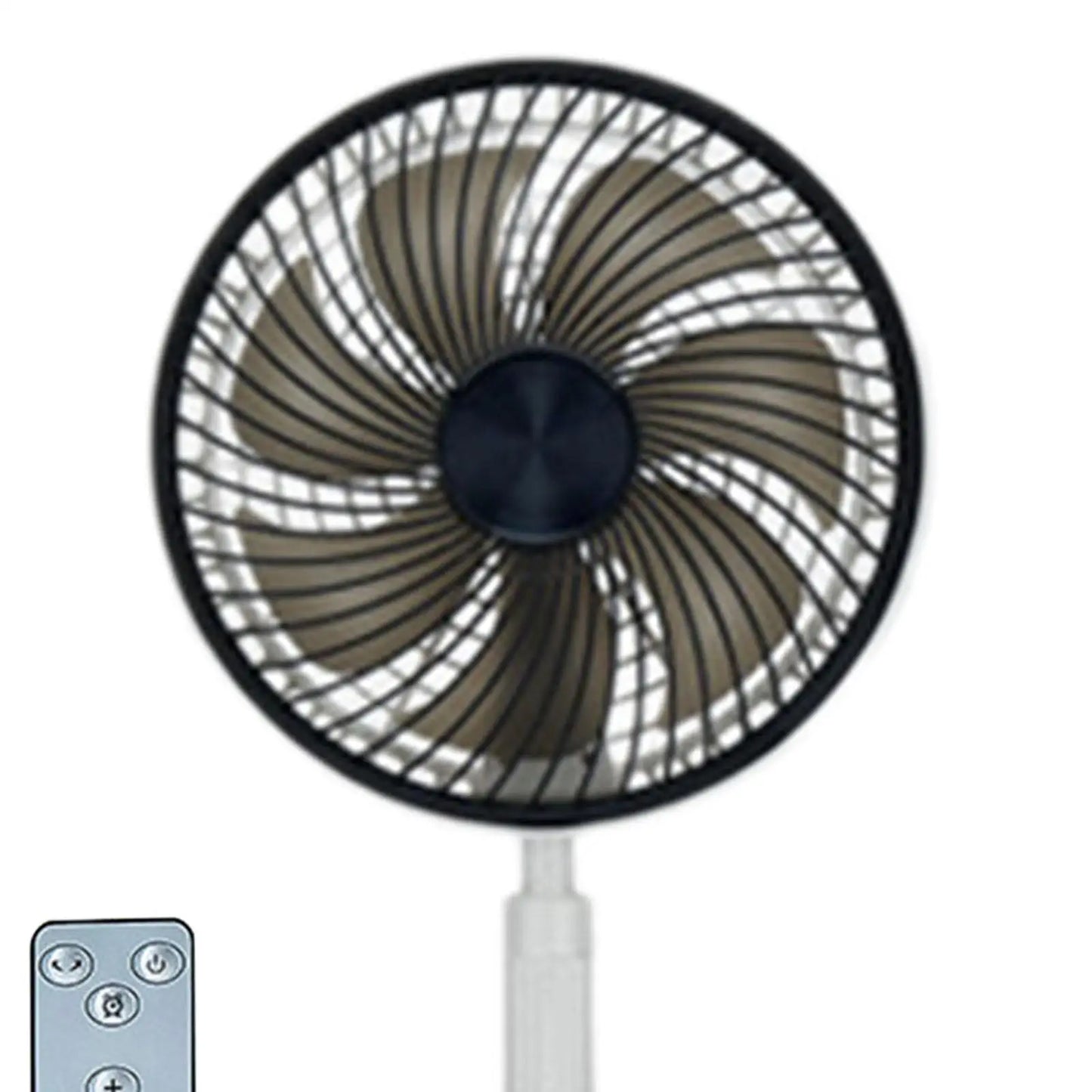 Schreibtisch- und Tischventilator, leiser, faltbarer Ventilator mit Fernbedienung
