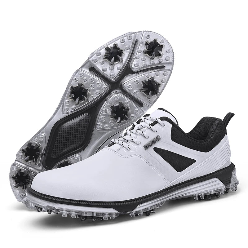 Klassische Freizeit-Golfschuhe für Herren, professionell. wasserdicht und bequem
