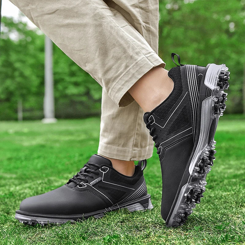Klassische Freizeit-Golfschuhe für Herren, professionell. wasserdicht und bequem