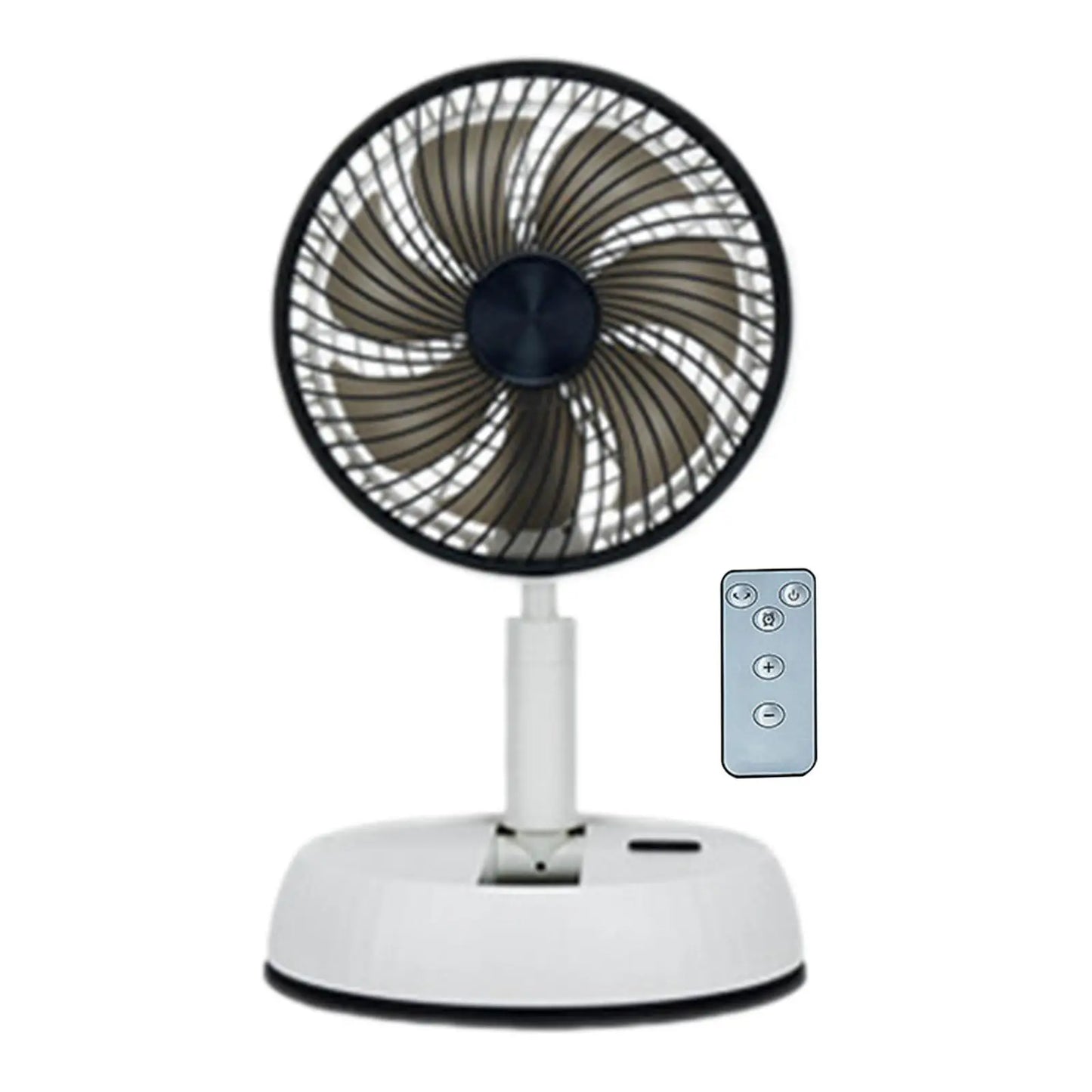 Schreibtisch- und Tischventilator, leiser, faltbarer Ventilator mit Fernbedienung