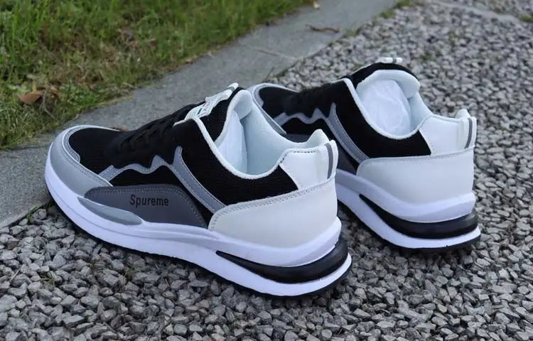 Herren Outdoor Running Tennisschuhe Warme Schnür-Sneakers mit rutschfester Sohle