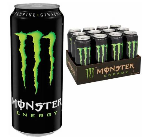 Monster Energy Drink DOSE 12x500ml=6L