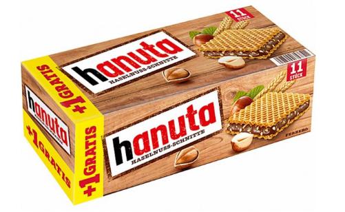 Hanuta Haselnuss-Schnitte 11er 242g