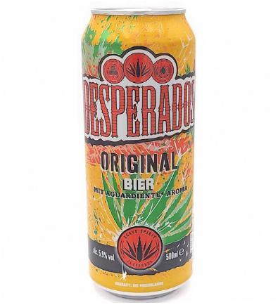 Desperados Bier mit Agave-Spirituosen Aroma 5,9 Vol.% DOSE 24x0,5L=12L