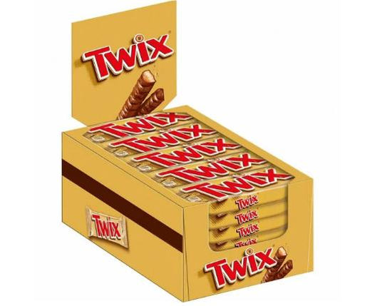 Twix Doppelriegel im Thekendisplay 25x50g