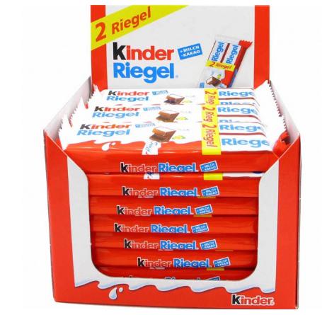 24x Doppel Kinder Riegel á 42g=1008g im Thekendisplay