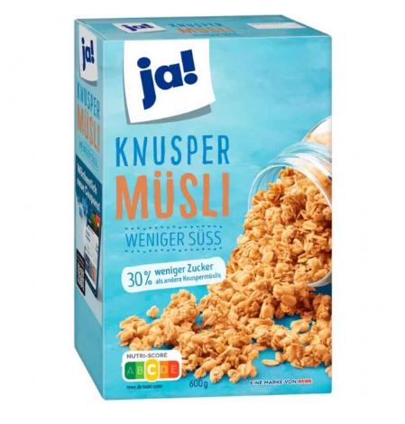 Knusper Müsli weniger süß 600g