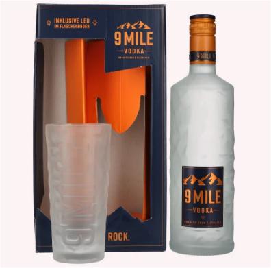 Vodka Louers 40% Vol. 1l dans un coffret cadeau avec LED