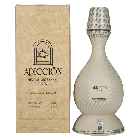 ADICCIŌN Tequila Mezcal Artesanal Joven 2023 40% Vol. 0,7l in Geschenkbox