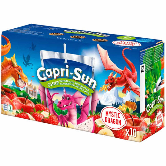 10x Capri-Sun Mystic Dragon 200ml=2L MHD:31.5.26
