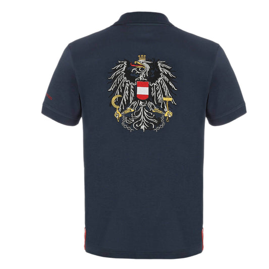 Herren Poloshirt "Österreich", Blau